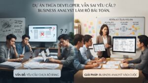 Dự án không thiếu Developer, nhưng vẫn sai yêu cầu: Business Analyst giải quyết vấn đề gì?