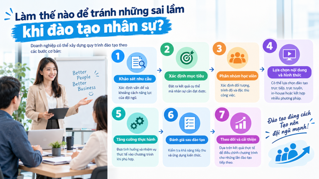 Làm thế nào để tránh những sai lầm khi đào tạo nhân sự?