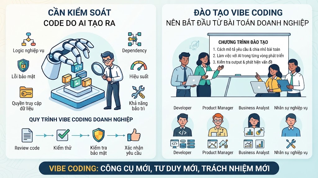 Đào tạo Vibe Coding nên bắt đầu từ bài toán doanh nghiệp