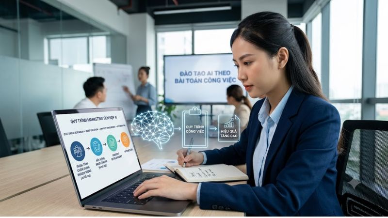 Vì sao nên bắt đầu đào tạo AI từ bài toán công việc?